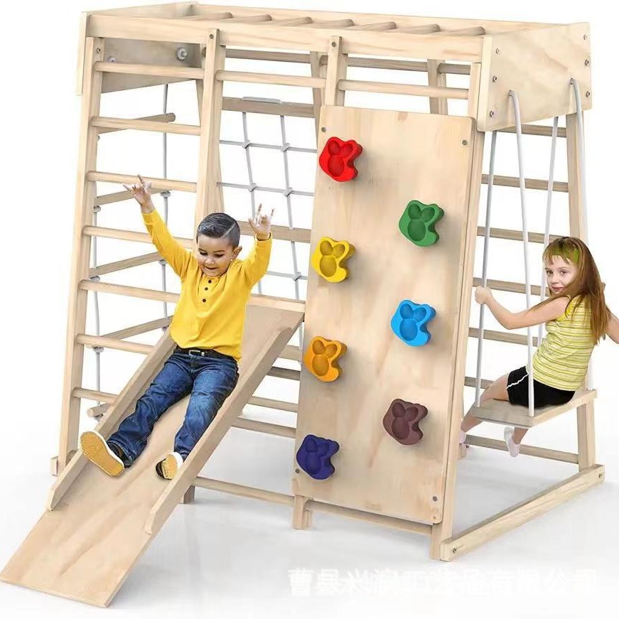 Kids Montessori Wooden Climbin - огляд і ціна Kids Outdoor Climbing Frame