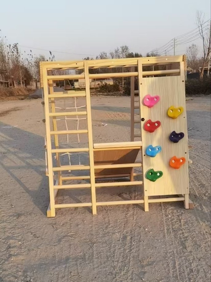 Kids Montessori Wooden Climbin - огляд і ціна Kids Outdoor Climbing Frame