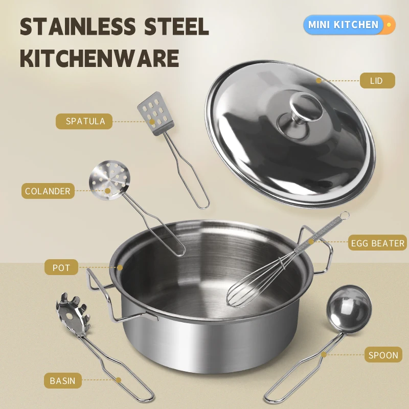 Stainless Steel Kids Kitchen T - огляд і ціна Kids Outdoor Kitchen Accessories