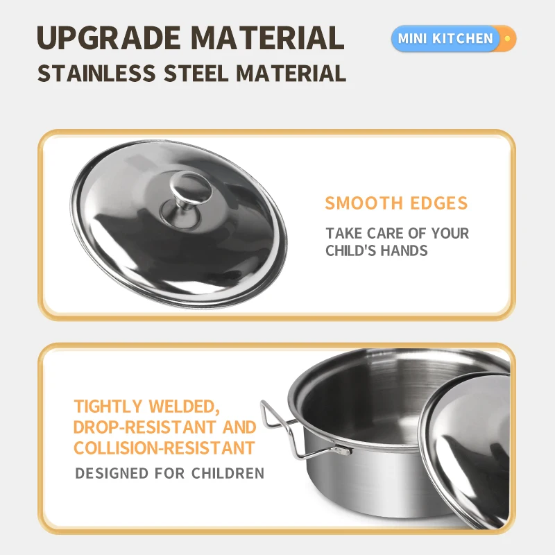 Stainless Steel Kids Kitchen T - огляд і ціна Kids Outdoor Kitchen Accessories