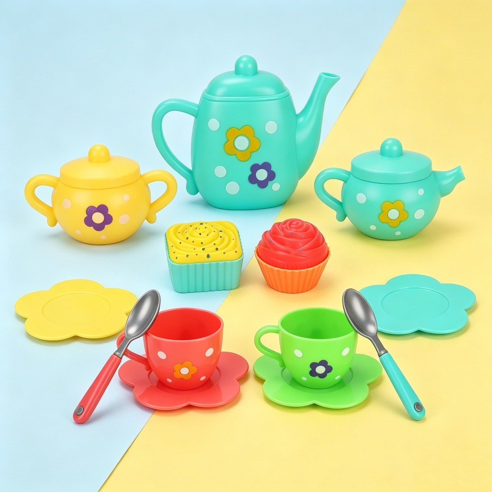 13Pcs Kids Toy Tea, Pretend Pl - огляд і ціна Kids Outdoor Kitchen Accessories