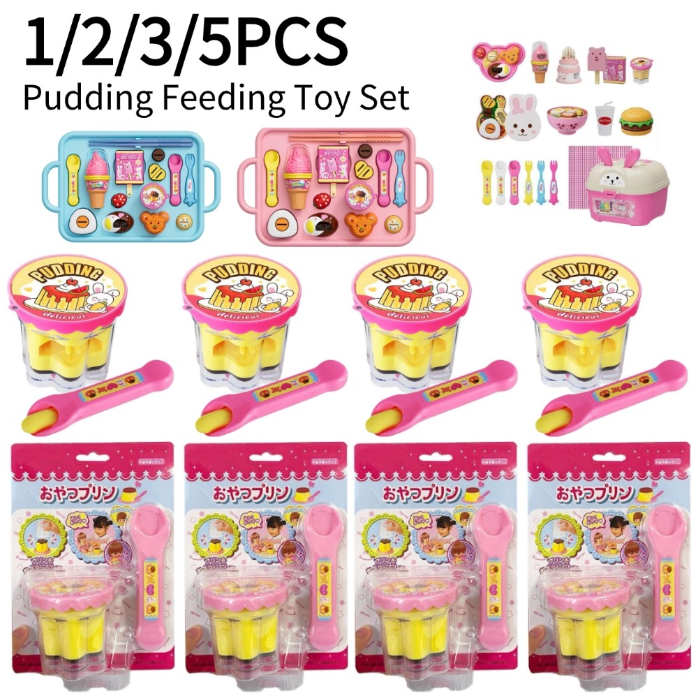Pretend Play Pudding Feeding T - огляд і ціна Kids Outdoor Kitchen Accessories