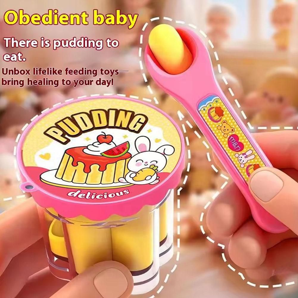 Pretend Play Pudding Feeding T - огляд і ціна Kids Outdoor Kitchen Accessories