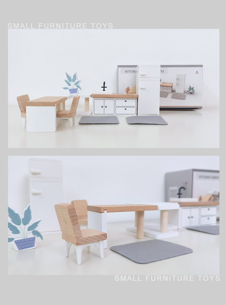 Modern dollhouse furniture kit - огляд і ціна Kids Outdoor Kitchen Accessories